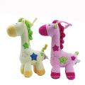 Jouets de girafe en peluche mignonne pour bébé